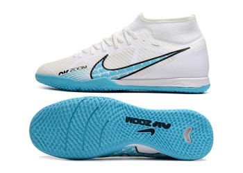Nike Zoom Mercurial Superfly 9 Academy IC - White/Blue