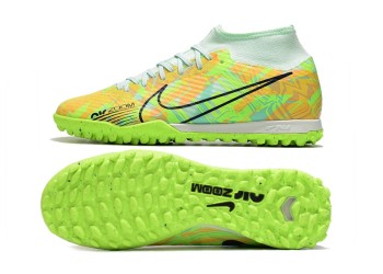 Nike Zoom Mercurial Superfly 9 Bonded Academy TF - Barely Green/Orange/Blackened Blue