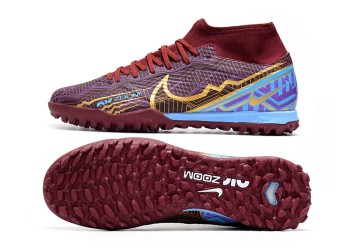 Nike Zoom Mercurial Superfly 9 KM Academy TF - Purple/Vivid Gold/Blue