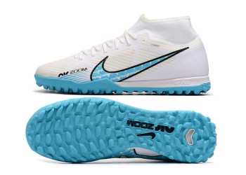 Nike Zoom Mercurial Superfly 9 Academy TF - White/Blue