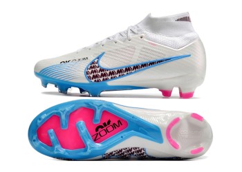 Nike Zoom Mercurial Superfly 9 Blast Elite FG - White/Baltic Blue/Pink Blast