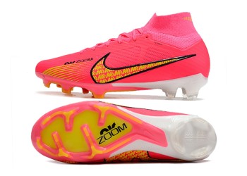 Nike Zoom Mercurial Superfly 9 By You Elite FG - Pink/Black/Yellow