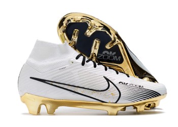 Nike Zoom Mercurial Superfly 9 By You Elite FG - White/Black/Gold
