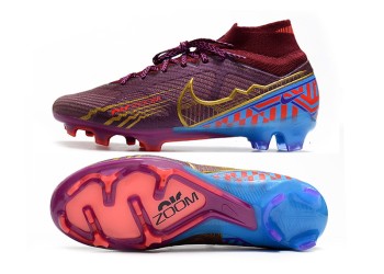 Nike Zoom Mercurial Superfly 9 KM Elite FG - Purple/Vivid Gold/Blue