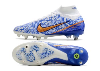 Nike Zoom Mercurial Superfly 9 CR7 Elite SG-PRO Anti-Clog - White/Metallic Copper/Concord