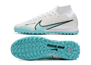 Nike Zoom Mercurial Superfly 9 Elite TF - White/Blue