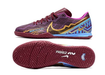 Nike Zoom Mercurial Vapor 15 KM Academy IC - Purple/Vivid Gold/Blue