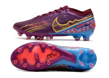 Nike Zoom Mercurial Vapor 15 KM Elite AG - Purple/Vivid Gold/Blue