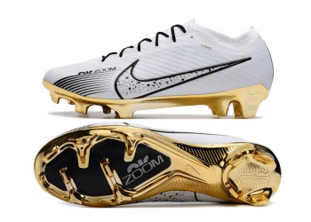 Nike Zoom Mercurial Vapor 15 By You Elite FG - White/Black/Gold