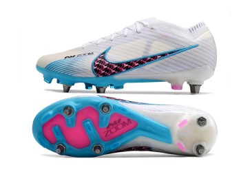 Nike Zoom Mercurial Vapor 15 Blast Elite SG Player - White/Baltic Blue/Pink Blast