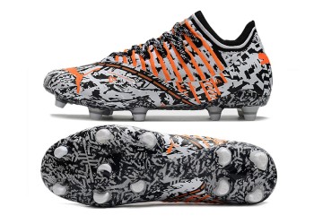 Puma Future Z 1.3 Teaser FG/AG - White/Black/Neon Citrus/Orange